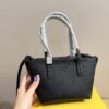 Fendi Leather Roll Mini Bag - Black