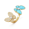 Two Butterfly Between the Finger ring