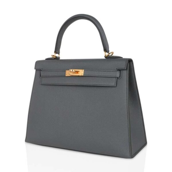 FBCDC739-63D4-BDAB-FD5B-8CB51AD2470D.jpg Kelly Sellier 25 Bag Vert Amande Gold Hardware Epsom Leather