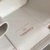 FBCFD14A-A61C-61EF-3E9C-128DC2BBCF44.jpg Chanel Small Vanity With Chain White For Women, Women’s Bags 4.3in/11cm