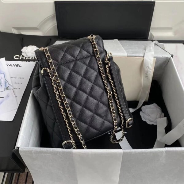 FC2C4191-2AE2-F7AE-35C7-EF2FEA1D2C0E.jpg Chanel Duma Backpack Gold Toned Hardware Black For Women, Women’s Bags, Shoulder Bags 9.4in/24cm AS1371