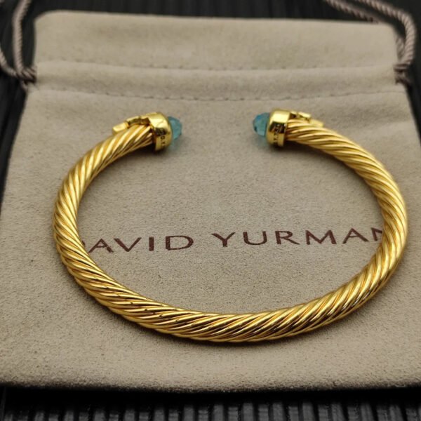 FD3C48C2-E0CA-5A7C-2FA9-15B2DDA92A23.jpg Cable Bracelet with Aquamarine & Diamond Accents 5mm