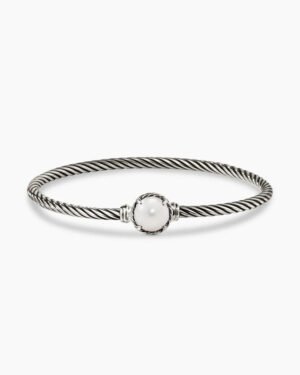 FD54D08F-4883-0805-6A24-8CEEA00ED161.jpg Petite Chatelaine® Bracelet Sterling Silver with Pearl, 3mm - 17cm