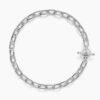 DY Madison&reg; Toggle Chain Necklace Sterling Silver with Diamonds 11mm