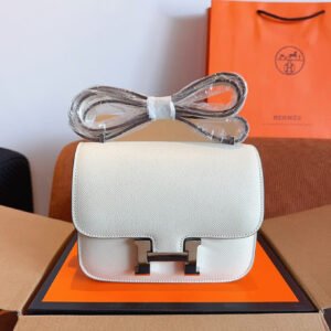 Constance Mini 18 Bag Palladium Hardware - Yellow