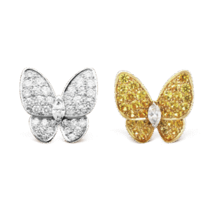 Two Butterfly earrings