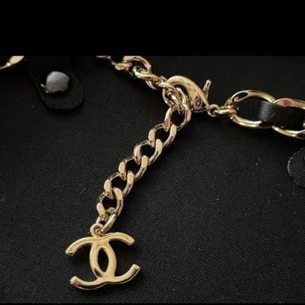 Black Double C Bracelet