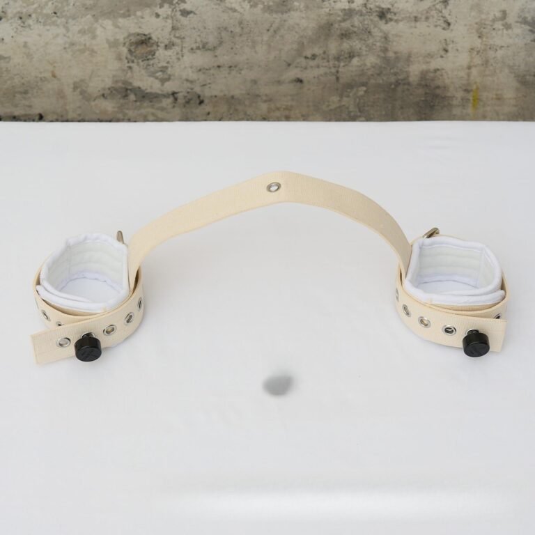Ankle Cuffs Bondage Toy White