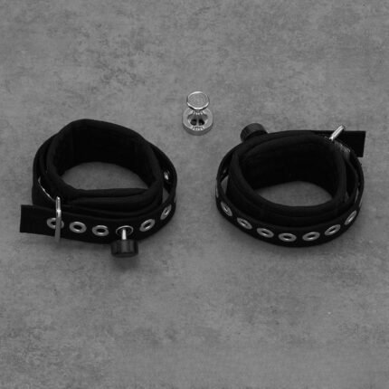 Cuffs for Legs and Arms Pair Kinky Style Black